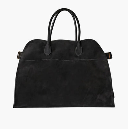 Women's Vegan Suede Leather Handbag – Elegant and Practical Shoulder Bag for Daily Use, Dimensions 38x28x23 cm