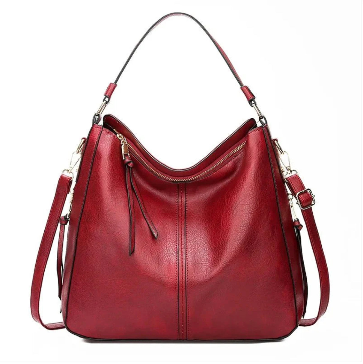 2 in 1 PU Leather Handbag for Women – Elegant and Practical, Dimensions 35x28x13 cm, Ideal for Daily Use and Outings