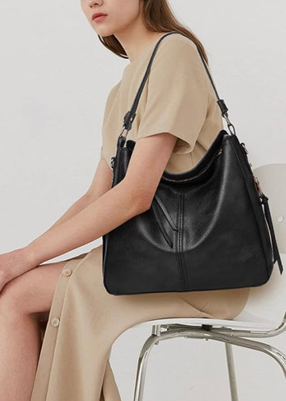 2 in 1 PU Leather Handbag for Women – Elegant and Practical, Dimensions 35x28x13 cm, Ideal for Daily Use and Outings