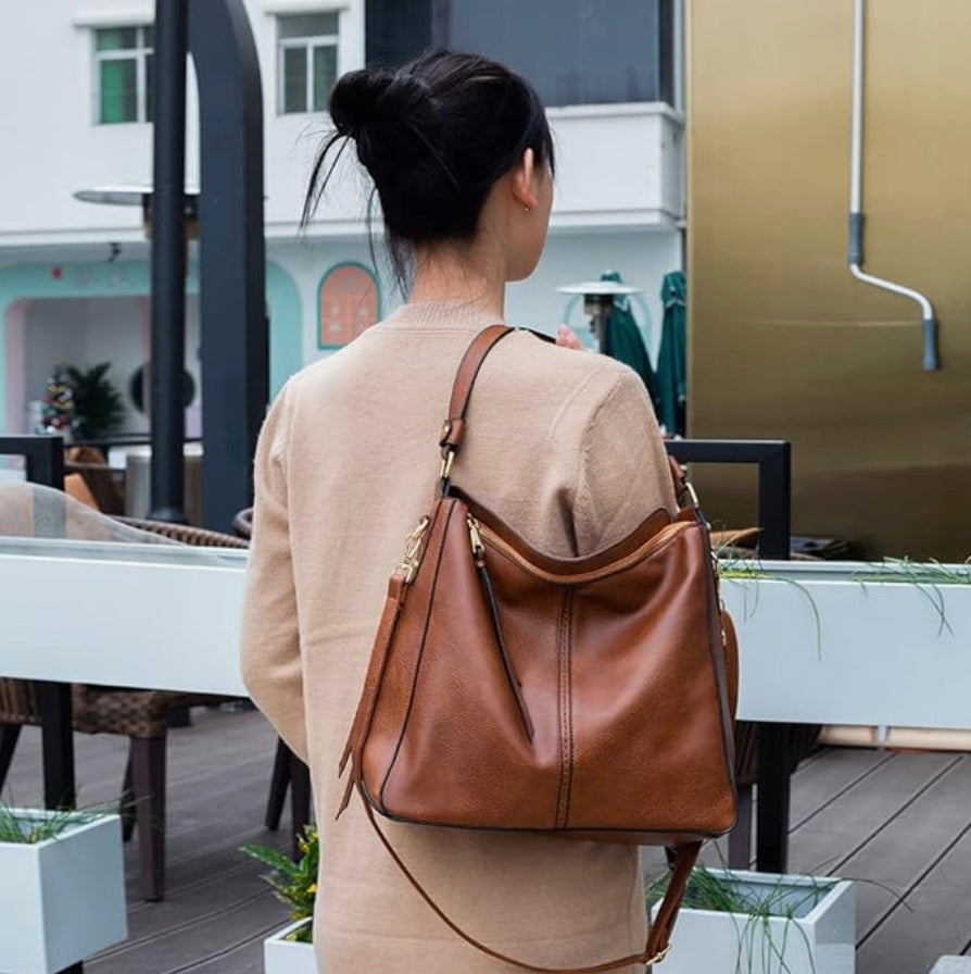 Sac à Main 2 en 1 en Cuir PU pour Femme – Élégant et Pratique, Dimensions 35x28x13 cm, Idéal pour Quotidien et Sorties
