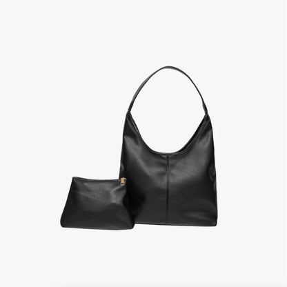 Vegan Leather Hobo Handbag for Women with Inner Pouch – Spacious and Practical, Ideal for Daily Use