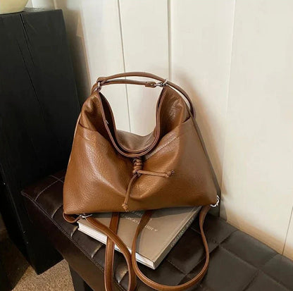 2 in 1 Women's Jade Handbag – Versatile Bag Chic Backpack in Synthetic Leather with Adjustable Shoulder Strap