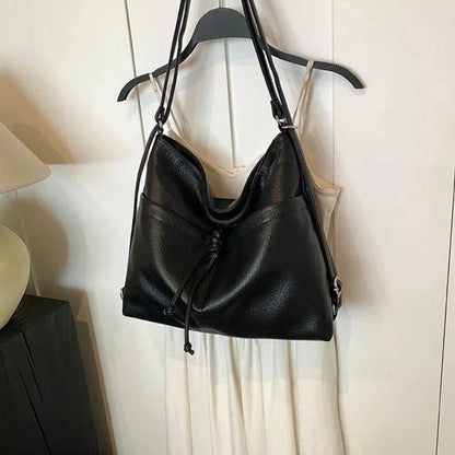 2 in 1 Women's Jade Handbag – Versatile Bag Chic Backpack in Synthetic Leather with Adjustable Shoulder Strap