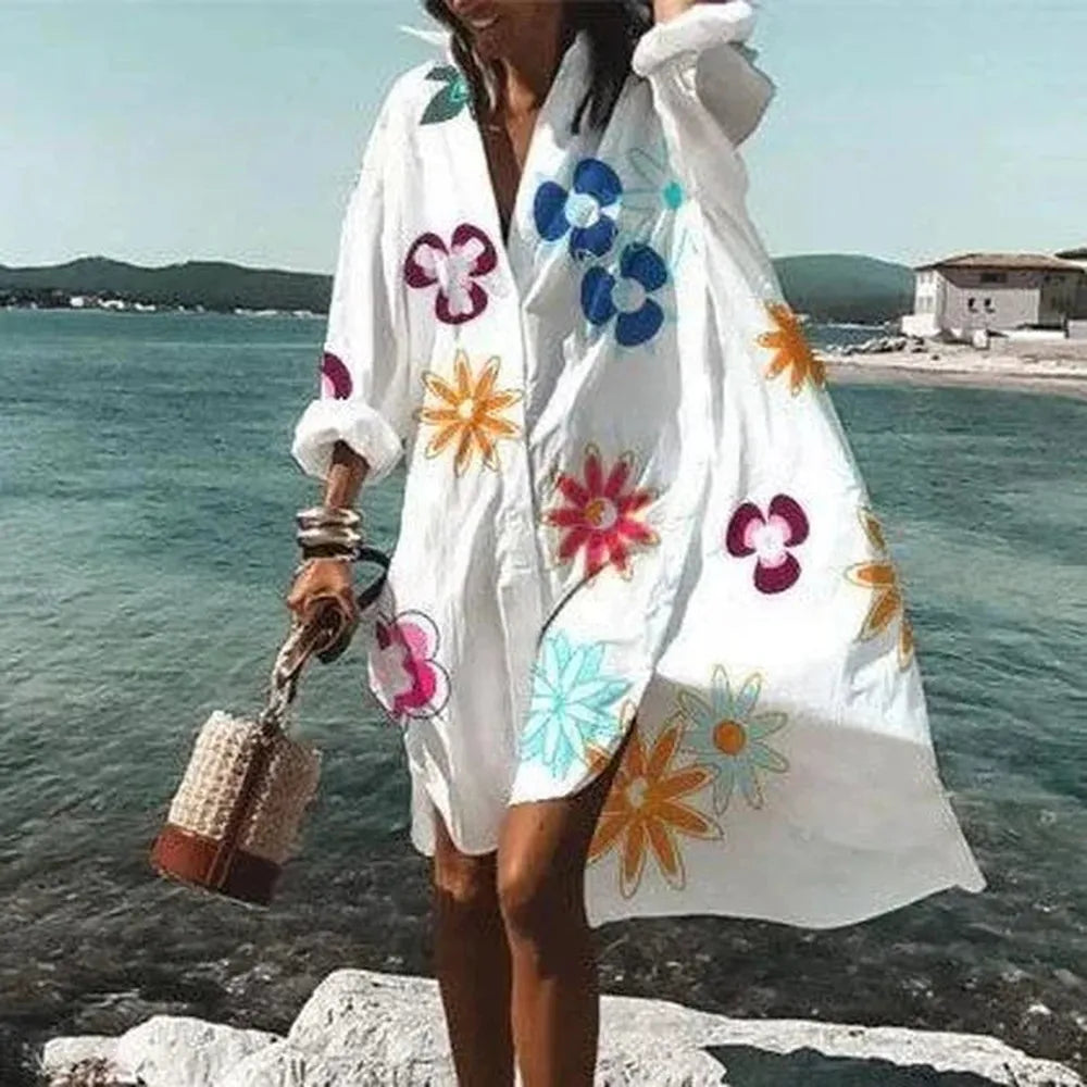 Robe d'Été Femme Chic Longue Blanche – Élégante et Confortable pour Toutes Occasions