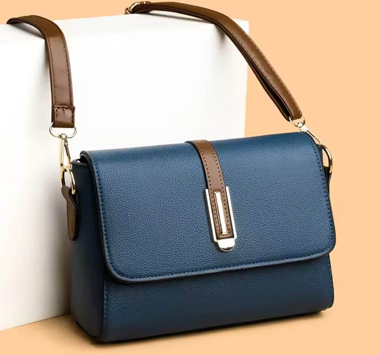 Sac Bandoulière Femme Natacha en Cuir Synthétique – Élégant et Pratique, Bandoulière Ajustable, Compact et Spacieux