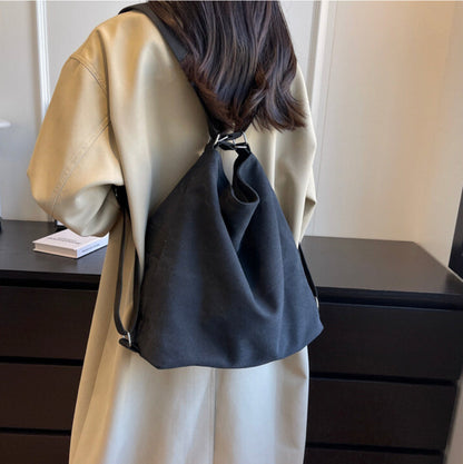 2 in 1 Elegant Women's Handbag - Practical Shoulder Bag in Synthetic Leather, Spacious Compartments, Ideal for Daily Use