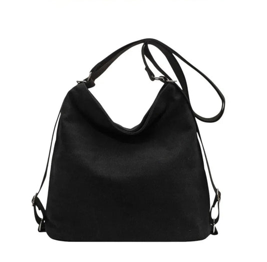 2 in 1 Elegant Women's Handbag - Practical Shoulder Bag in Synthetic Leather, Spacious Compartments, Ideal for Daily Use