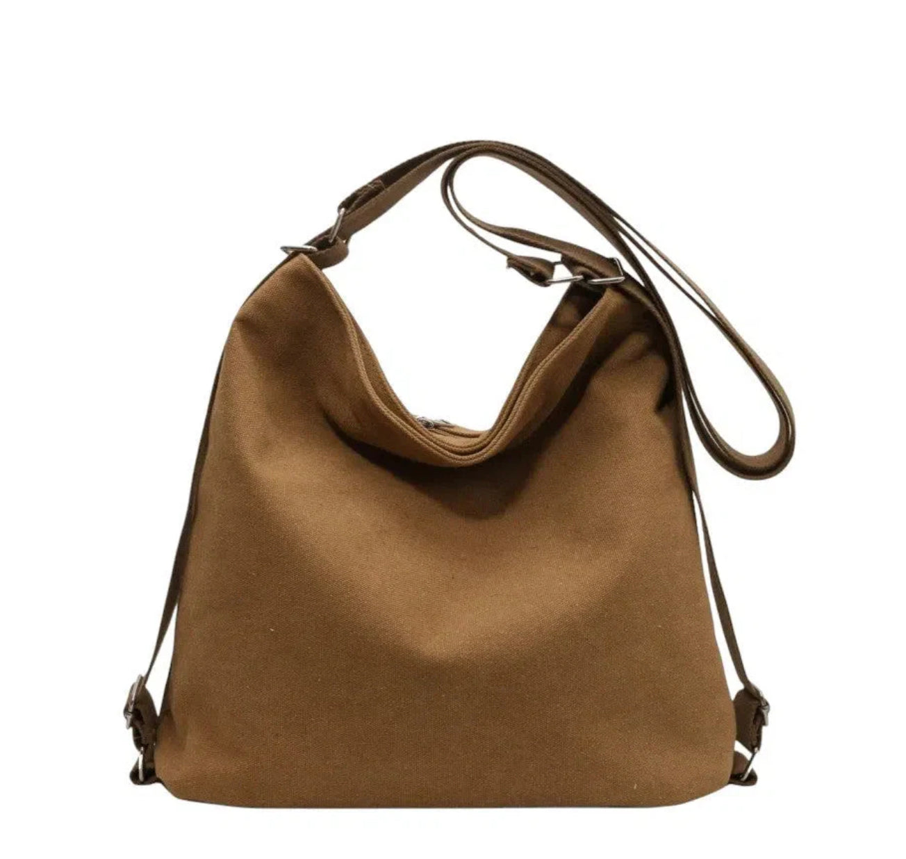 2 in 1 Elegant Women's Handbag - Practical Shoulder Bag in Synthetic Leather, Spacious Compartments, Ideal for Daily Use