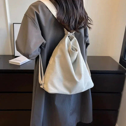 2 in 1 Elegant Women's Handbag - Practical Shoulder Bag in Synthetic Leather, Spacious Compartments, Ideal for Daily Use