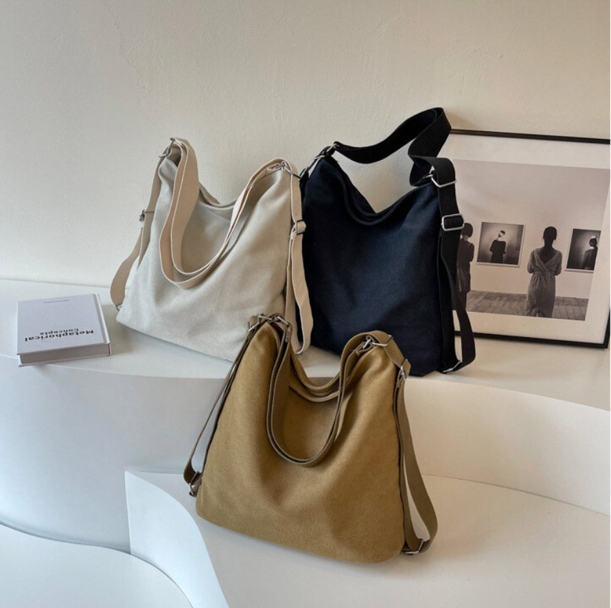 2 in 1 Elegant Women's Handbag - Practical Shoulder Bag in Synthetic Leather, Spacious Compartments, Ideal for Daily Use