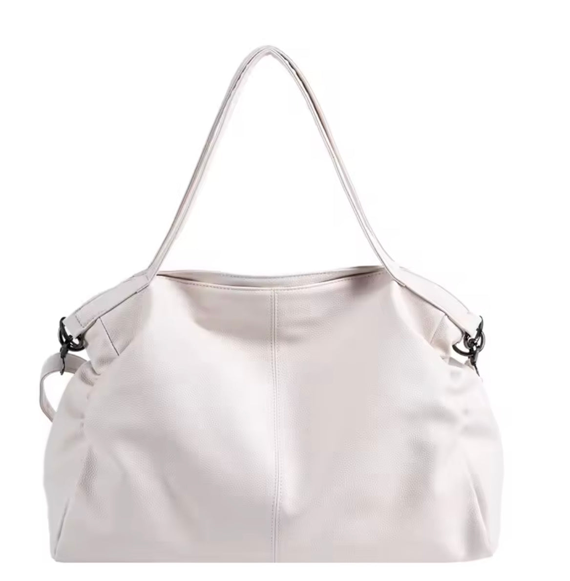 Grand Sac à Main en Cuir Femme avec Poches Multiples, Bandoulière Ajustable – Élégant et Spacieux Noir ou Marron