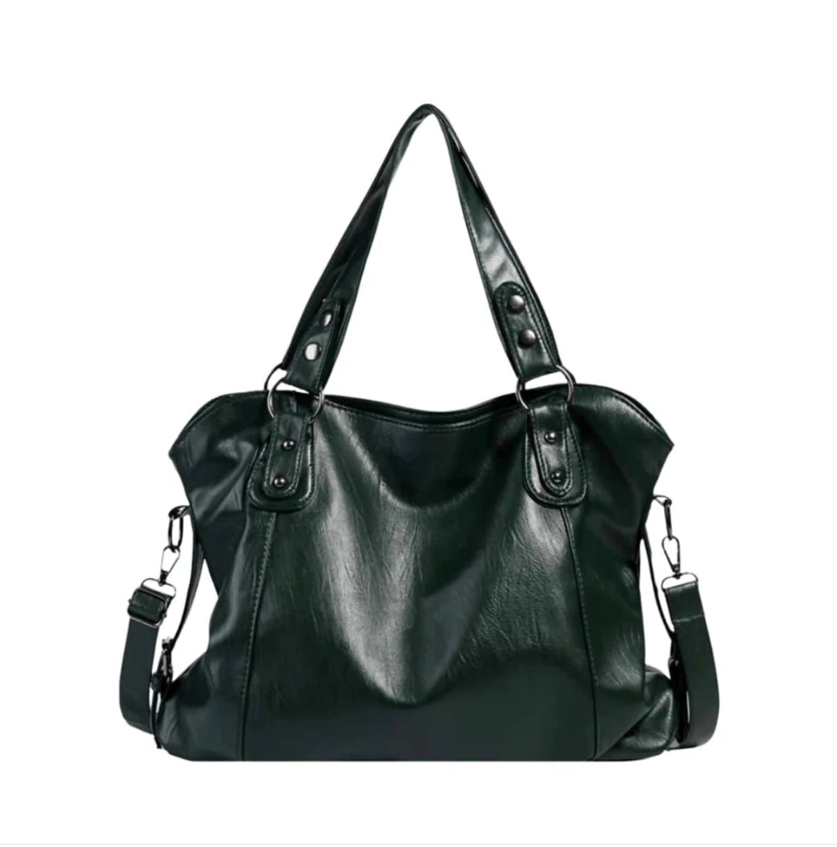Sac à Main Femme en Cuir Végan Élégant avec Bandoulière Réglable – 5 Couleurs Disponibles, 40x28x11 cm