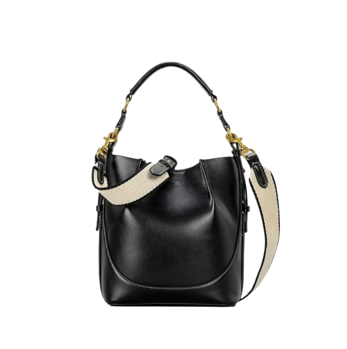 Timeless women's leather handbag – 19x21x11 cm, elegant and practical design for all occasions
