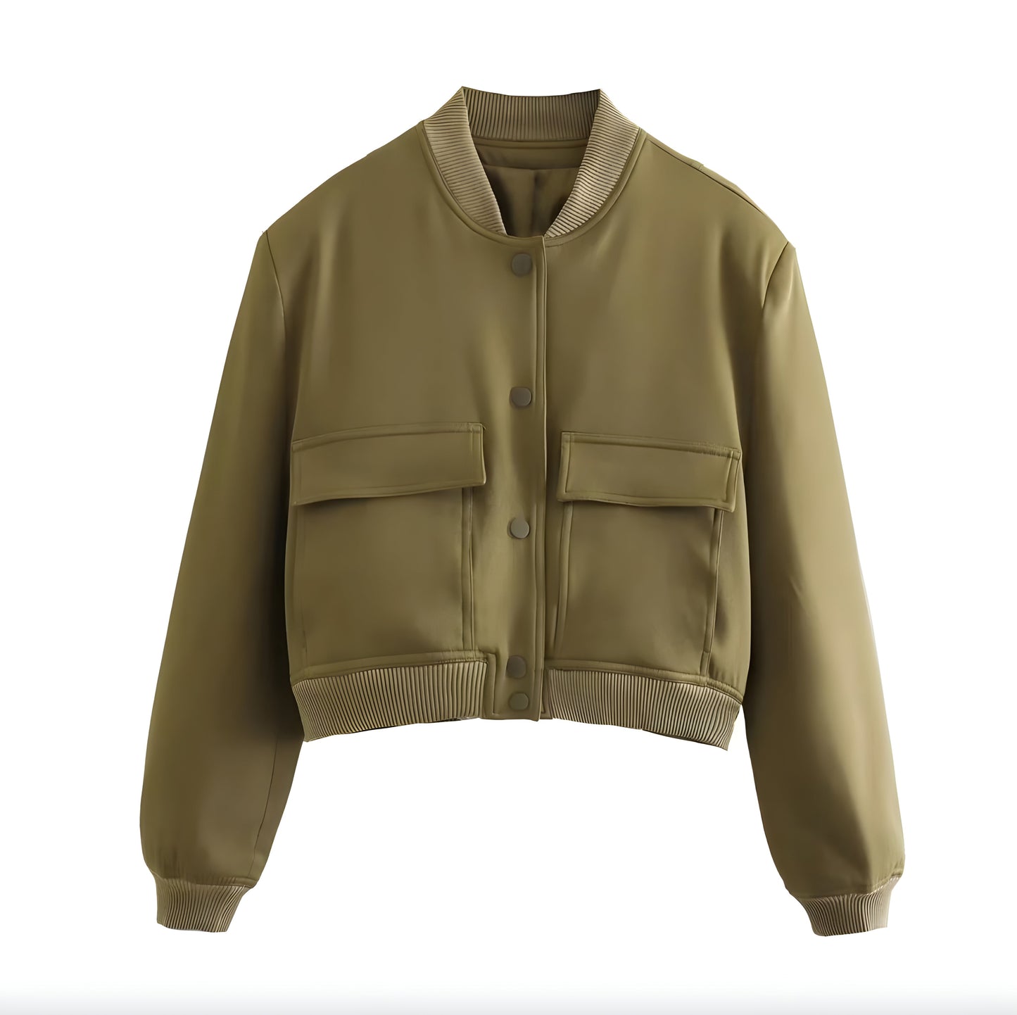 Men's Short White Jacket Size M Cotton-Polyester Blend Urban Style