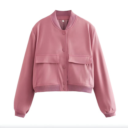 Men's Short White Jacket Size M Cotton-Polyester Blend Urban Style