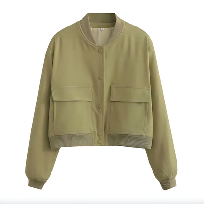 Men's Short White Jacket Size M Cotton-Polyester Blend Urban Style