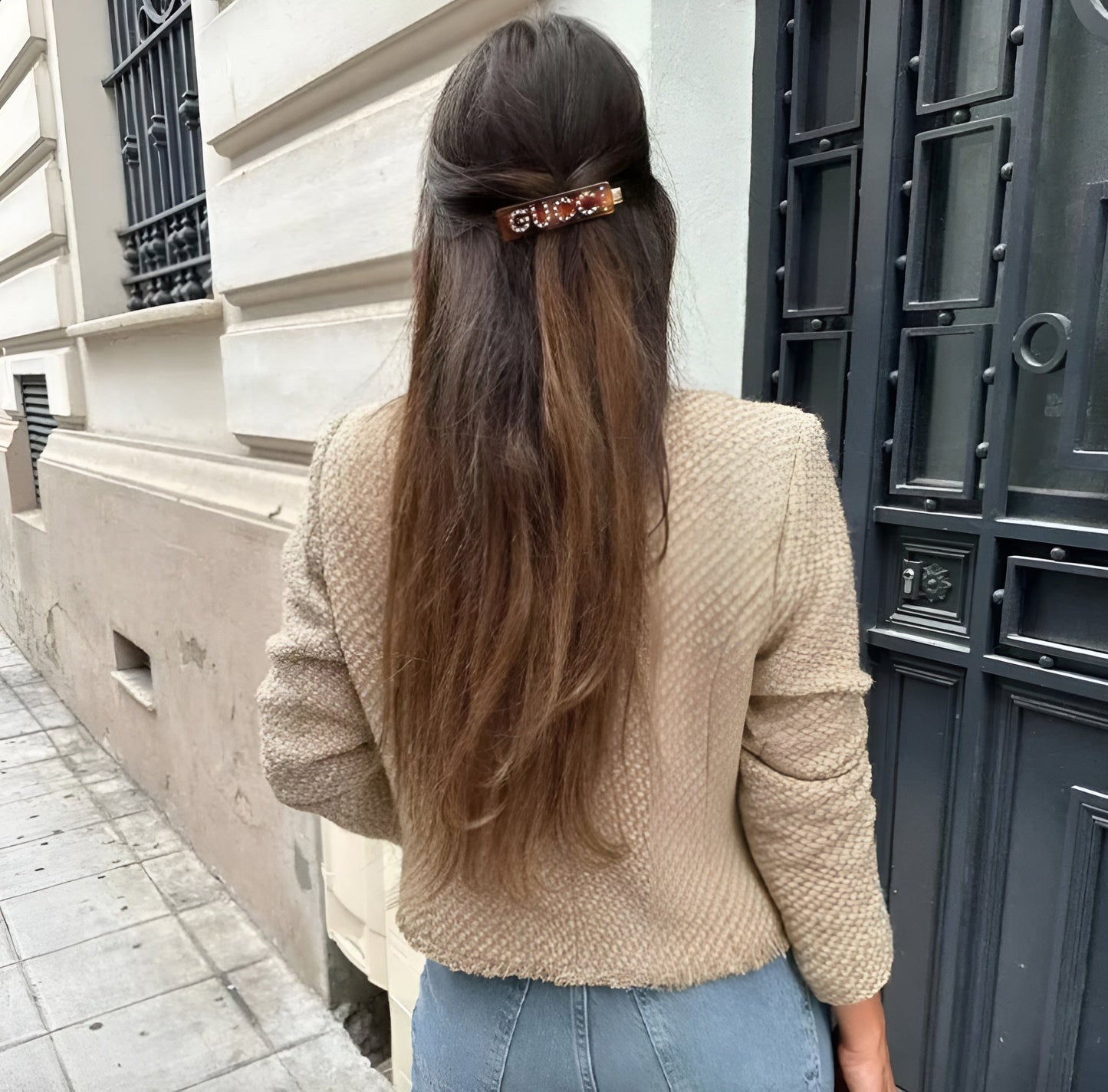 Chic Women's Blazer with Gold Buttons