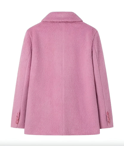 Women's Blazer Jacket  Faux Fur Polyester