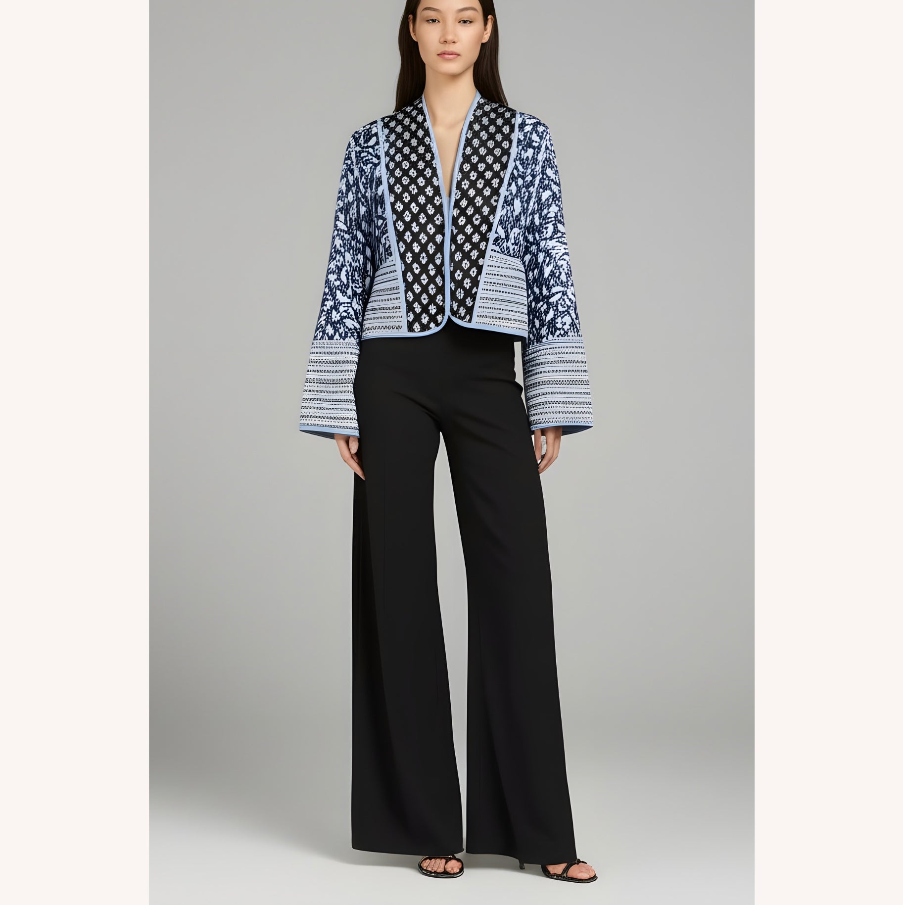 Veste Femme Réversible Bleu/Rose Taille M Polyester Matelassée