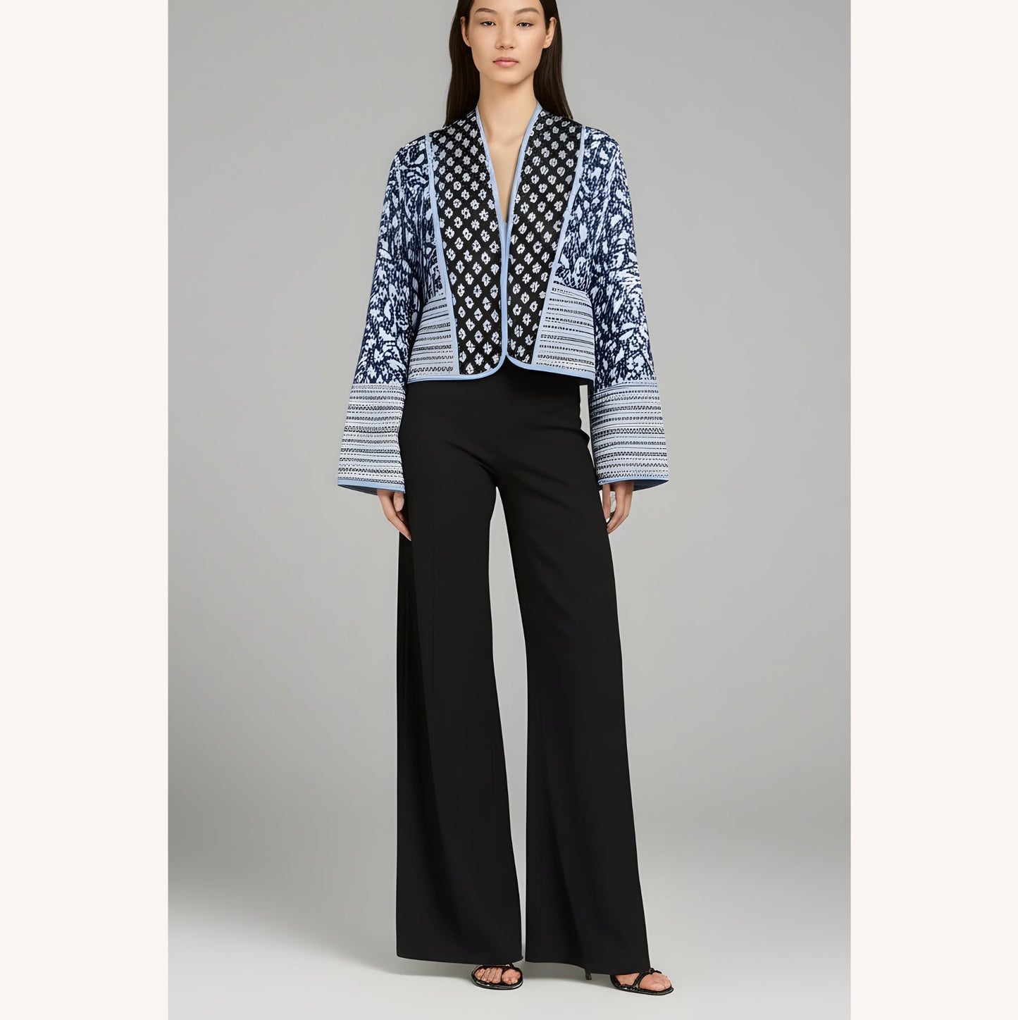 Women's Reversible Jacket Blue/Pink Size M Quilted Polyester