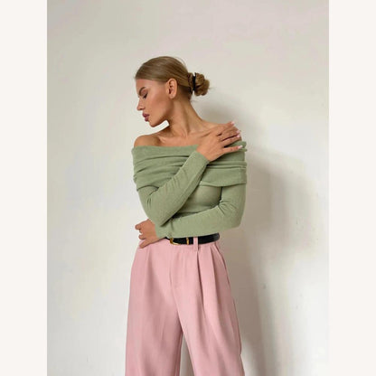 Variant image for Haut Femme Dos Nu Élégant en Maille Côtière – Top Blanc Femme Chic et Confortable-9