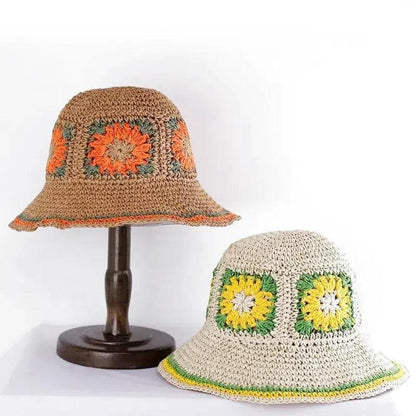 Women's Lightweight Ecological Straw Hat – Elegant Summer Accessory with Sun Protection