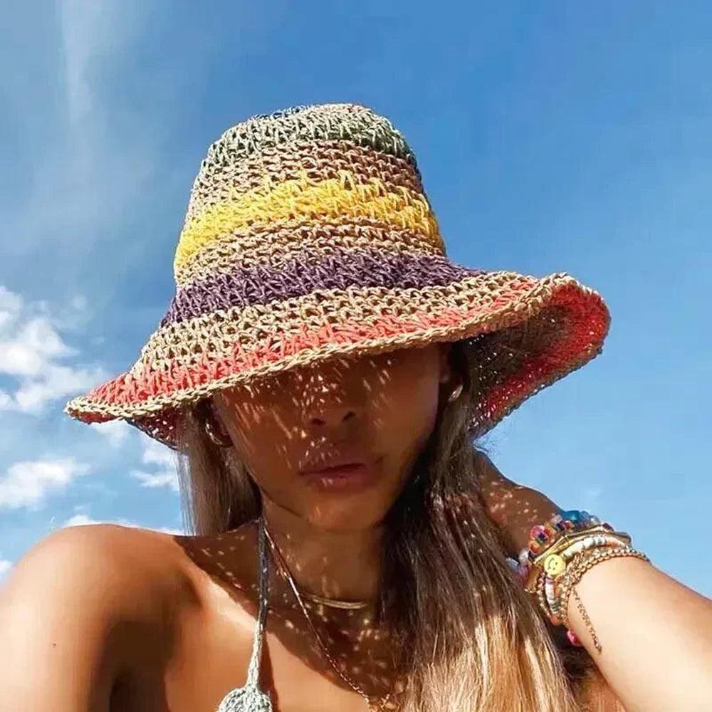 Chapeau de Paille Léger Femme – Accessoire Estival Élégant avec Protection Solaire et Confort Optimal