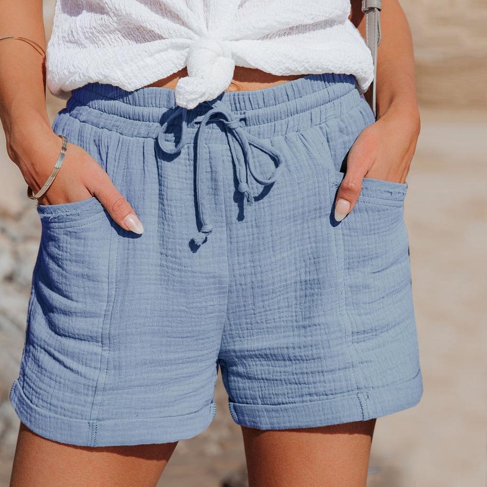 Short en Jean Femme Taille Haute – Confortable et Élégant, Idéal pour l'Été et les Activités Sportives