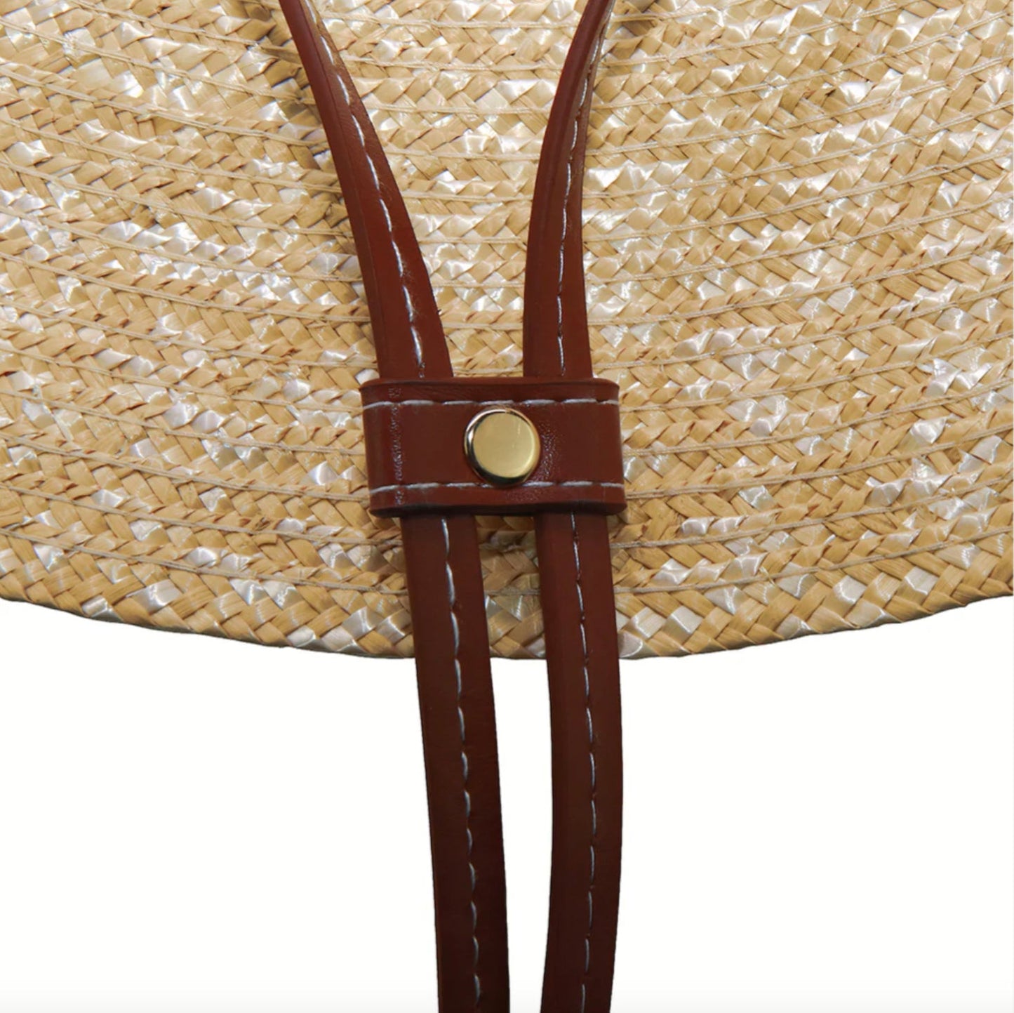 Women's Lightweight Straw Hat with Sun Protection – Elegant Adjustable Summer Accessory 56-58 cm