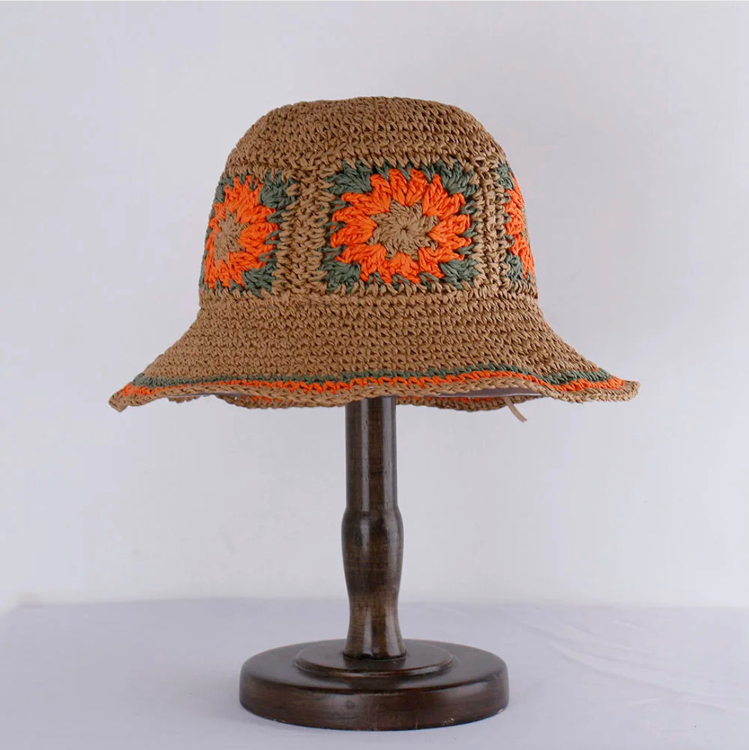 Chapeau de Paille Femme Écologique Léger – Accessoire Estival Élégant avec Protection Solaire