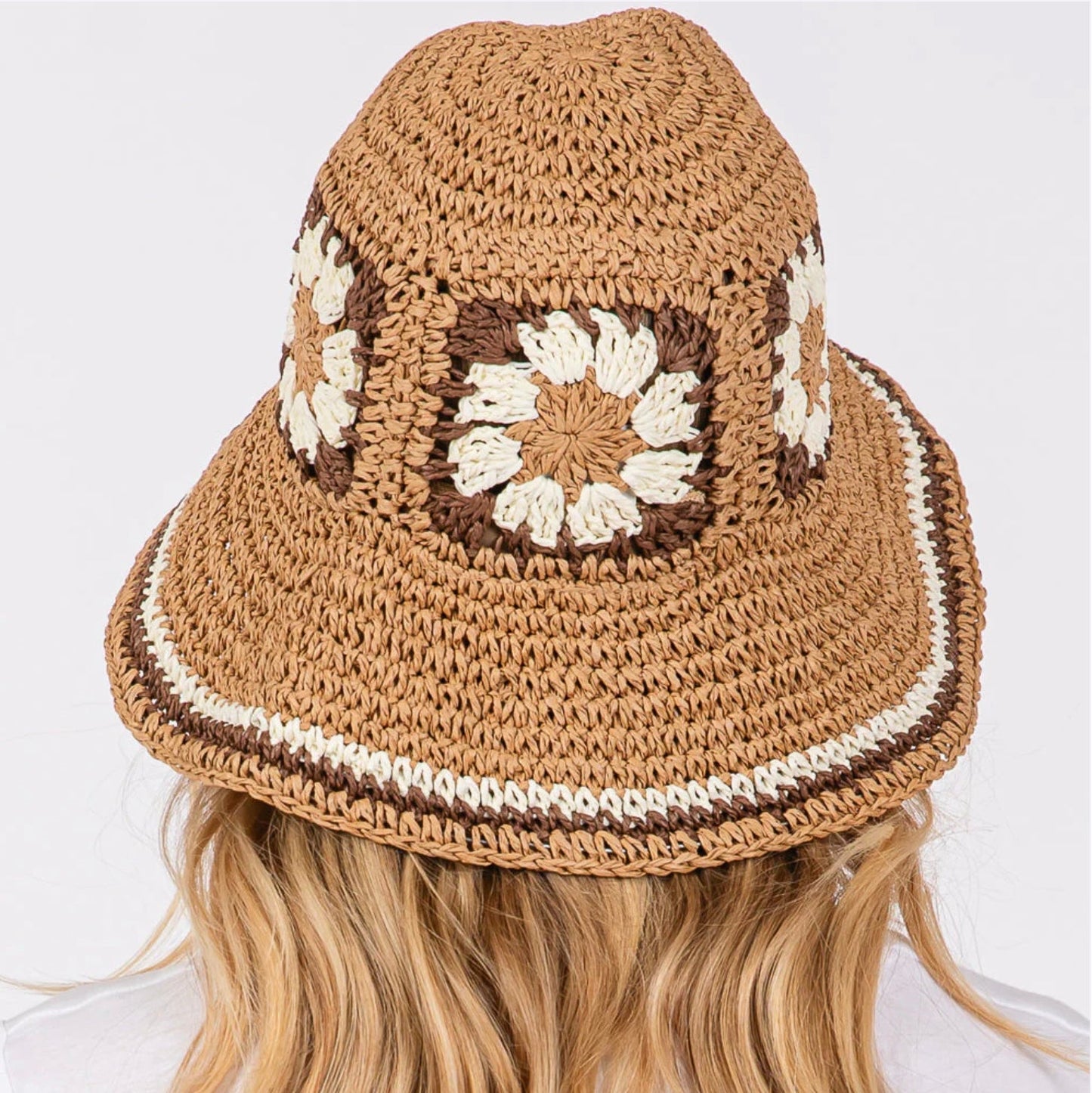 Women's Lightweight Ecological Straw Hat – Elegant Summer Accessory with Sun Protection