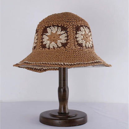 Women's Lightweight Ecological Straw Hat – Elegant Summer Accessory with Sun Protection