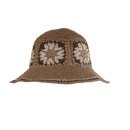Women's Lightweight Ecological Straw Hat – Elegant Summer Accessory with Sun Protection