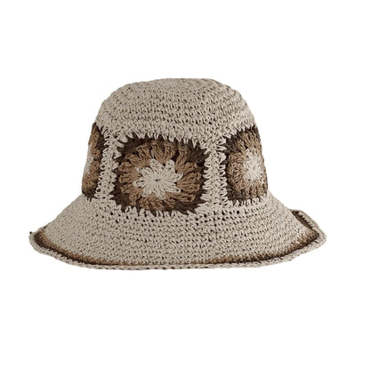 Women's Lightweight Ecological Straw Hat – Elegant Summer Accessory with Sun Protection