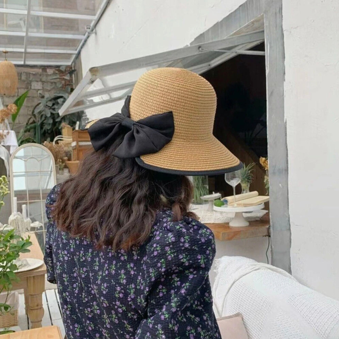 Chapeau de Paille Léger Femme avec Protection Solaire – Accessoire Estival Élégant et Chic