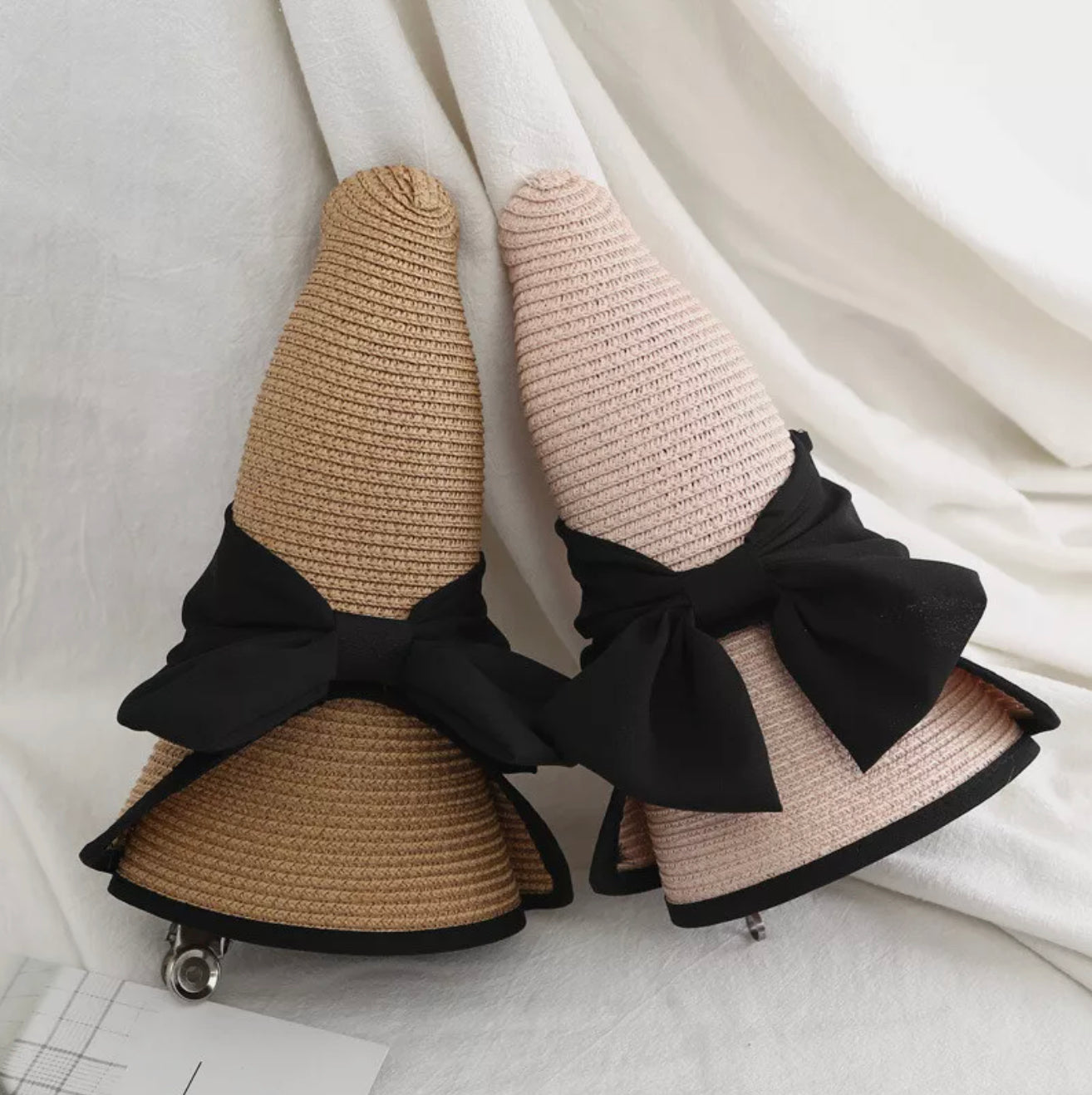Chapeau de Paille Léger Femme avec Protection Solaire – Accessoire Estival Élégant et Chic