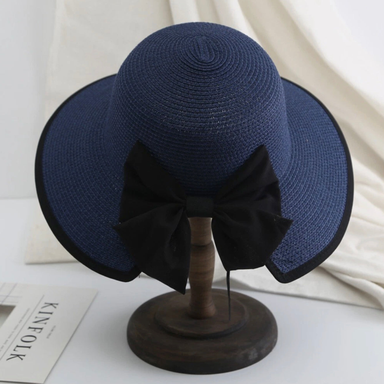 Chapeau de Paille Léger Femme avec Protection Solaire – Accessoire Estival Élégant et Chic