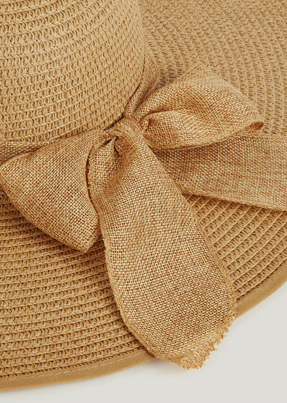 Adjustable Women's Straw Hat with Sun Protection – Elegant Summer Accessory 10 cm Brims