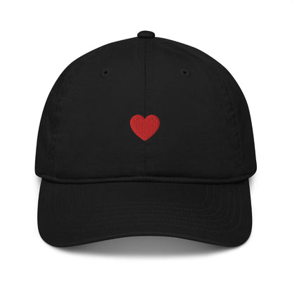 Minimalist Women's Cap with Embroidered Heart – Elegant and Comfortable, Adjustable and Breathable