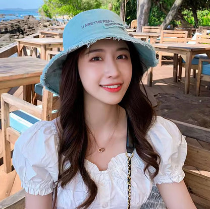 Adjustable Cotton Sun Hat UV Protection for Men and Women - Trendy Sun Protection