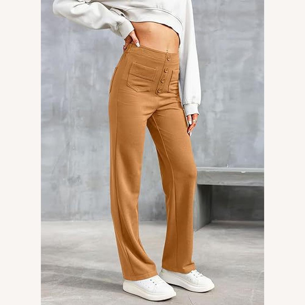 Pantalon Fluide Femme Extensible – Confort et Élégance au Quotidien, Disponible en Plusieurs Couleurs
