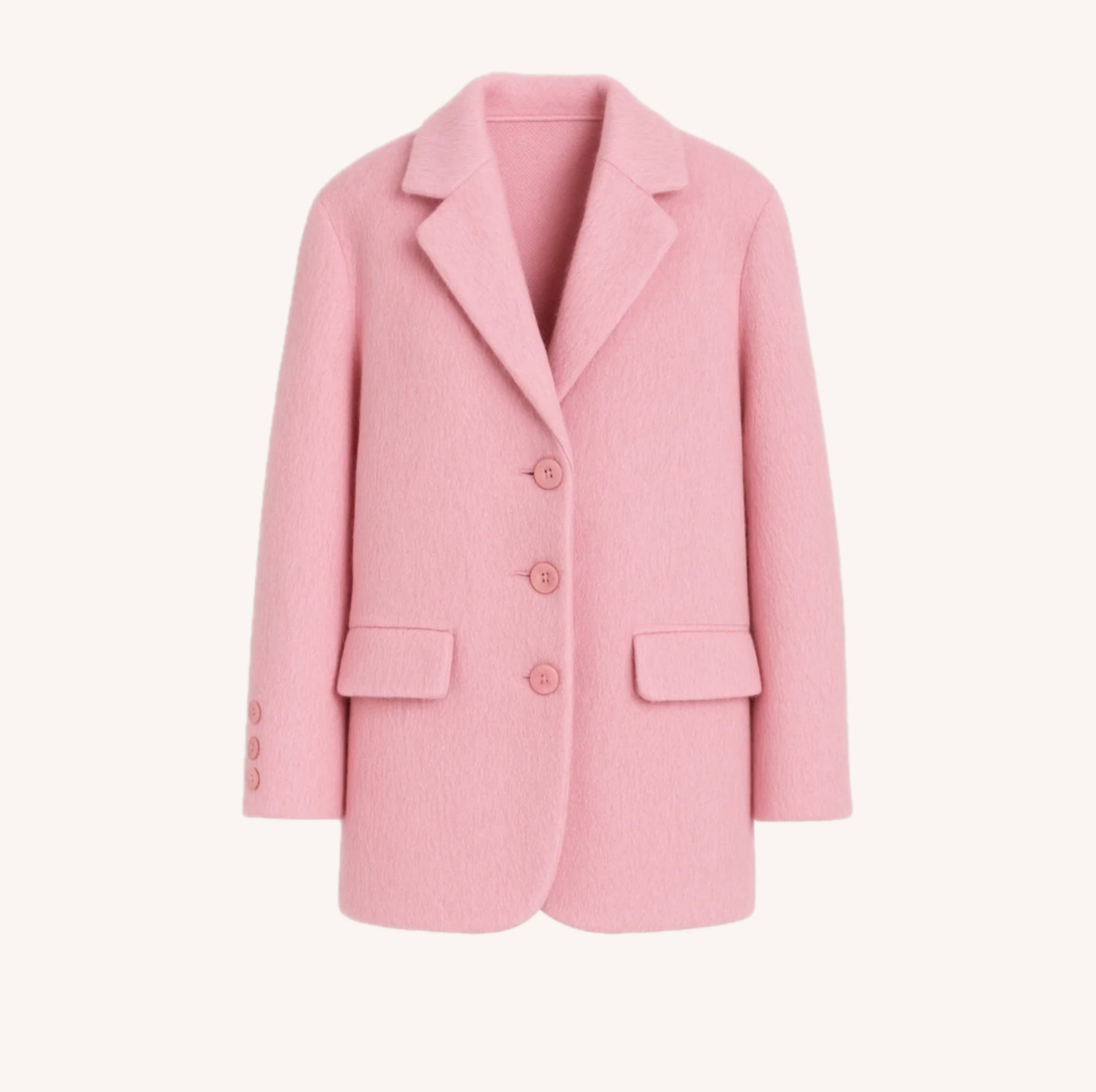 Veste Blazer Femme Noir Taille L Fausse Fourrure Polyester