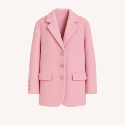 Women's Blazer Jacket  Faux Fur Polyester