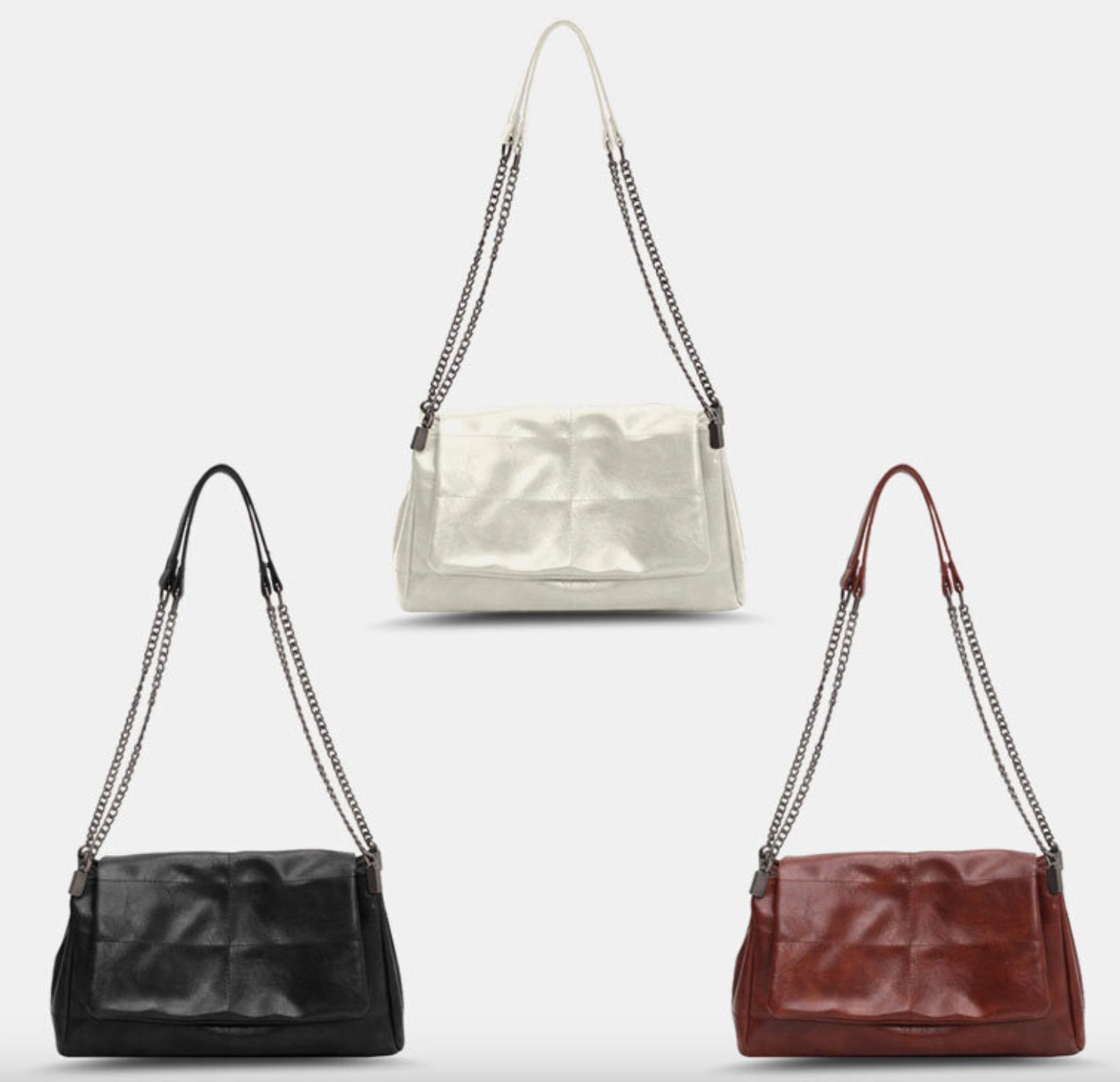 Sac à Bandoulière Femme en PU – 31x20x13 cm, Élégant et Pratique pour Sorties et Voyages