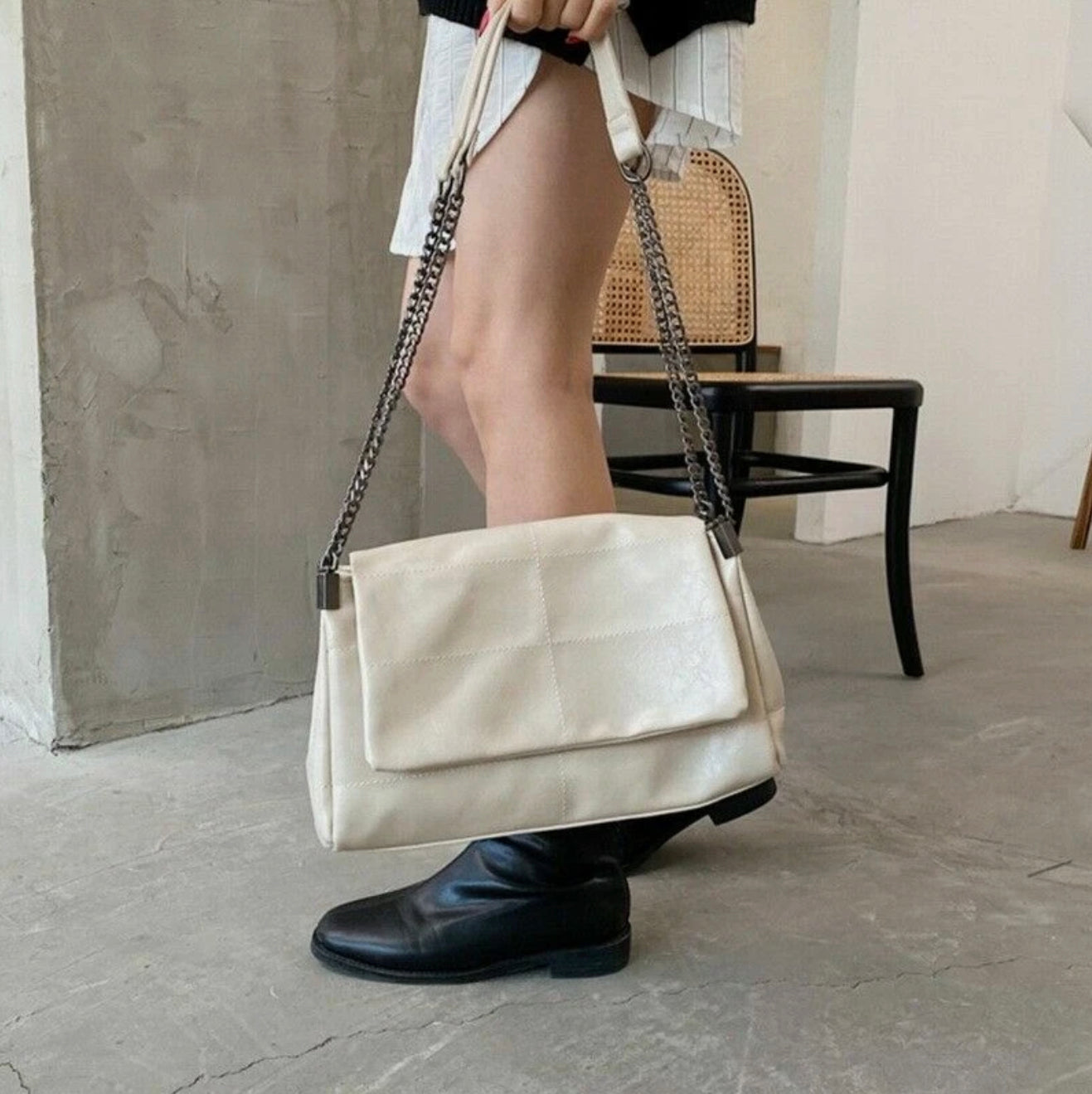 Sac à Bandoulière Femme en PU – 31x20x13 cm, Élégant et Pratique pour Sorties et Voyages