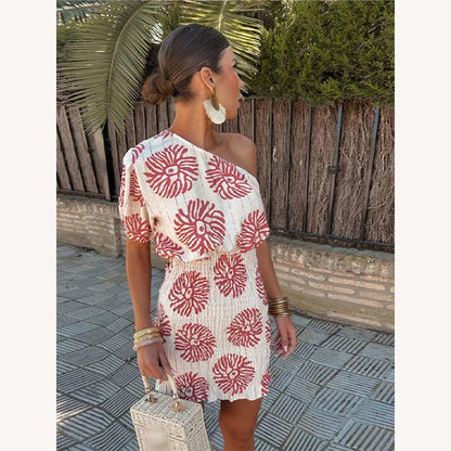 Women's Short Light and Flowing Summer Dress – Ideal for Sunny Days and Casual Outings