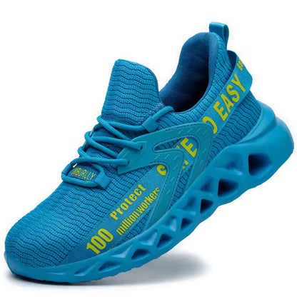 Lightweight safety shoes with steel toe cap and Kevlar sole – Optimal comfort and protection