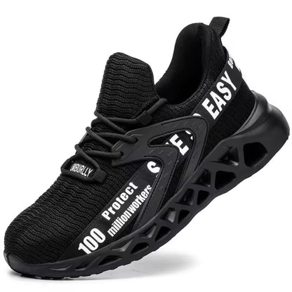 Lightweight safety shoes with steel toe cap and Kevlar sole – Optimal comfort and protection