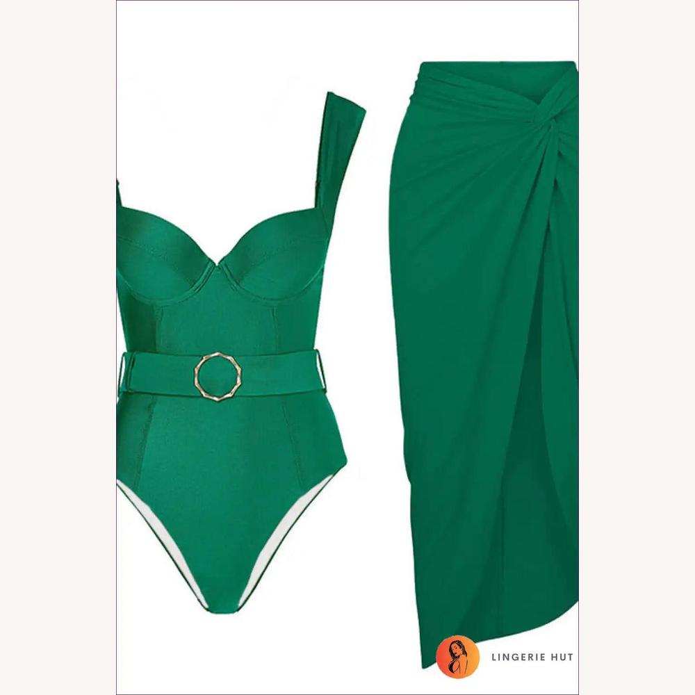 Maillot de Bain Femme 1 Pièce Boho Slim avec Détails Tordus – Tissu Polyester Confortable et Séchage Rapide