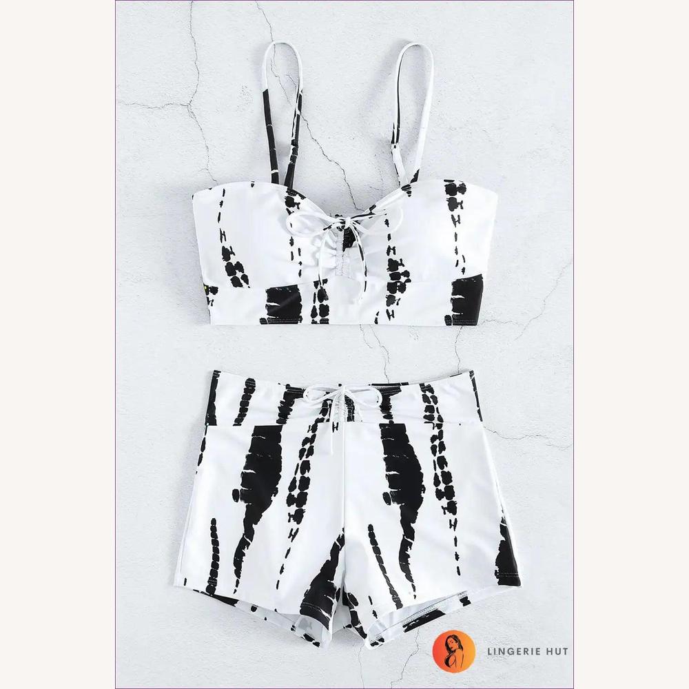 Maillot de Bain Femme Boho Taille Haute en Dentelle – Élégance et Confort à la Plage